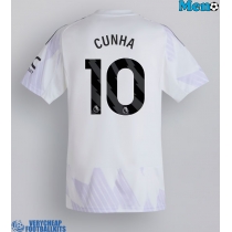 Manchester United Matheus Cunha #10 Replica Away Shirt 2025-26 Short Sleeve
